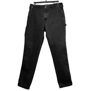 Abercrombie & Fitch Jeans Mens LABELED 36x34 Faded Black‎ Athletic Loose Vintage